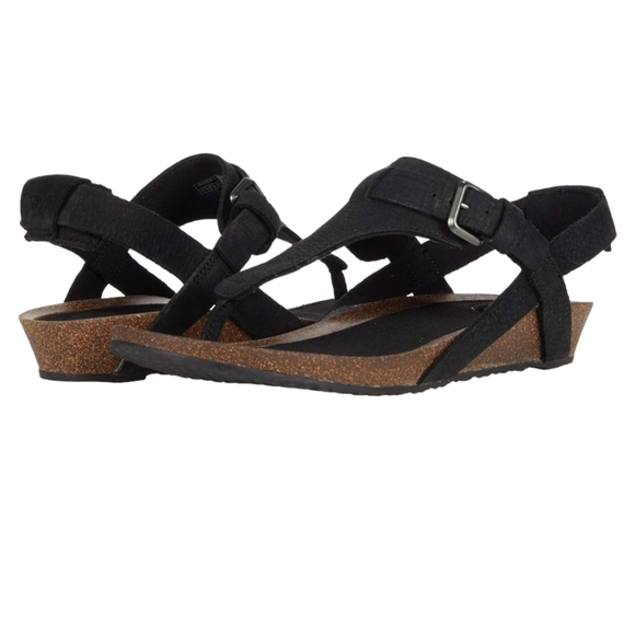 Teva Shoes - Teva Womens Mahonia 3-Point Sandals Black Size 8 NWT New in Box